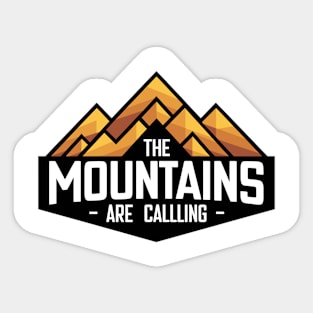 Adventure Awaits | The Mountains Are Calling Sticker